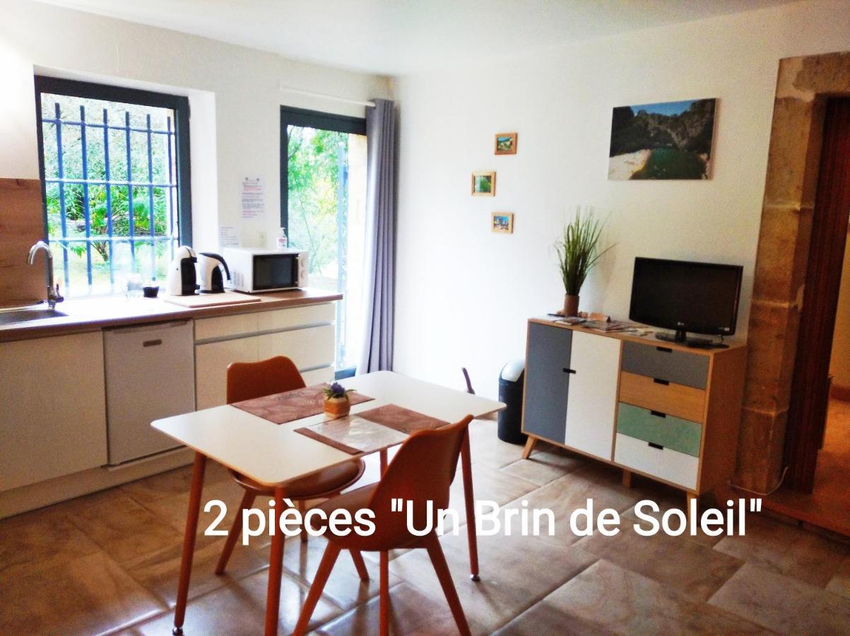 2 Pieces "Le Brin De Soleil" Gites Appart 'Hotel L'Echappee Belle D'Aubenas Logement 1 Sur 3 Екстер'єр фото